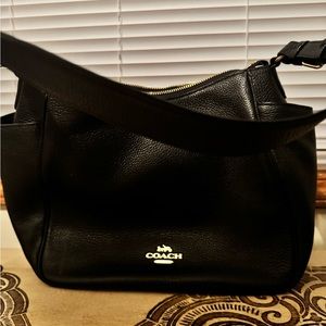 Pebble leather Coach hobo